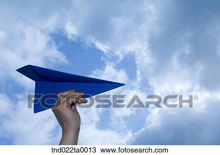 a cloud and a paper airplane View Large Photo Image Stock Image - a cloud and a paper airplane. Fotosearch