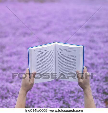 a man reading a book in a flower garden View Large Photo Image Stock Photo - a man reading a book in a flower garden. Fotosearch