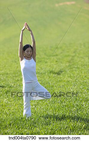 Yoga/ a woman doing yoga View Large Photo Image Stock Image - Yoga/ a woman doing yoga. Fotosearch