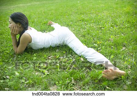 Stock Photo - Yoga/ a woman doing yoga. Fotosearch