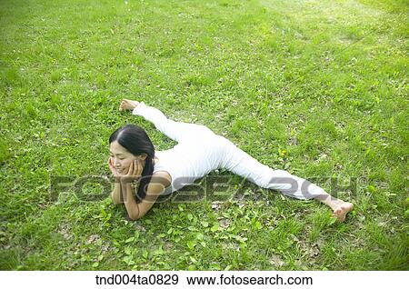 Yoga/ a woman doing yoga View Large Photo Image Stock Photo - Yoga/ a woman doing yoga. Fotosearch