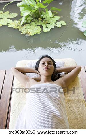 body/ a woman on a massage table View Large Photo Image Stock Photograph - body/ a woman on a massage table. Fotosearch