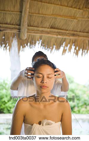 spa/ a massager View Large Photo Image Stock Photo - spa/ a massager. Fotosearch