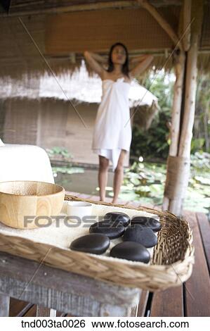 spa/ a stone therapy View Large Photo Image Stock Photograph - spa/ a stone therapy. Fotosearch