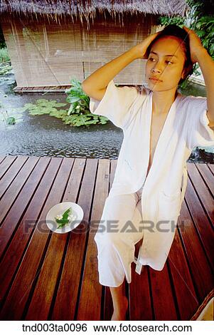 spa/ a woman View Large Photo Image Stock Photograph - spa/ a woman. Fotosearch