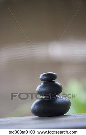 spa, pebbles on a table View Large Photo Image Stock Image - spa, pebbles on a table. Fotosearch