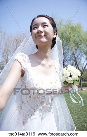 Wedding, a bride View Large Photo Image Stock Photo - Wedding, a bride. Fotosearch