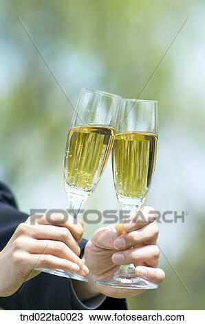 Stock Image - Wedding, a bridegroom and a bride. Fotosearch