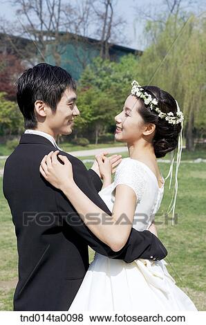 Wedding, a bridegroom and a bride View Large Photo Image Stock Photo - Wedding, a bridegroom and a bride. Fotosearch