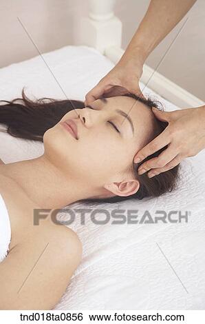 woman taking massage from massagist View Large Photo Image Stock Photograph - woman taking massage from massagist. Fotosearch