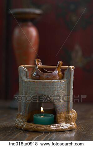 aroma theraphy, aroma oil and incensed candle View Large Photo Image Stock Photo - aroma theraphy, aroma oil and incensed candle. Fotosearch