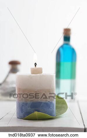 aroma theraphy, aroma oil and incensed candle View Large Photo Image Stock Photo - aroma theraphy, aroma oil and incensed candle. Fotosearch
