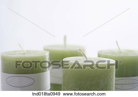 Stock Photo - aroma theraphy, aroma oil and incensed candle many. Fotosearch