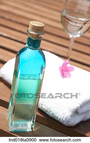 aroma theraphy, oil and bottle? towel View Large Photo Image Stock Image - aroma theraphy, oil and bottle? towel. Fotosearch