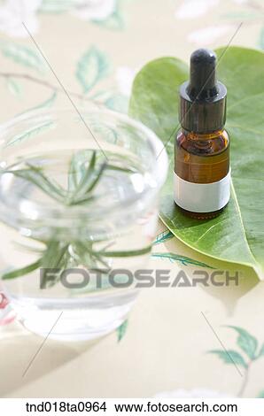 aroma theraphy, oil and water with rosemary View Large Photo Image Picture - aroma theraphy, oil and water with rosemary. Fotosearch