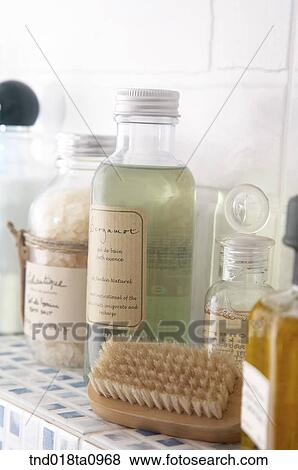 decorated aroma theraphy items on the shelves View Large Photo Image Stock Photo - decorated aroma theraphy items on the shelves. Fotosearch