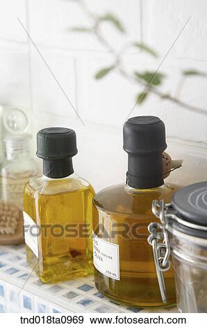 decorated aroma theraphy items on the shelves View Large Photo Image Stock Photo - decorated aroma theraphy items on the shelves. Fotosearch