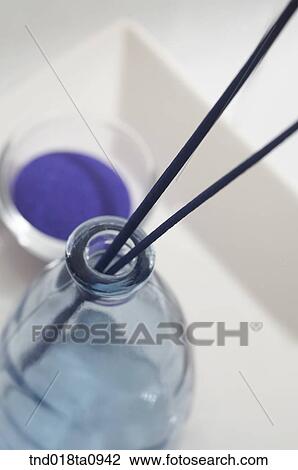 incensed candle and cosmetic salt View Large Photo Image Stock Image - incensed candle and cosmetic salt. Fotosearch