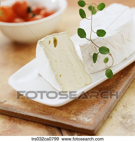 dairy products, food, cheese, slice, cream cheese, brie cheese, Camembert cheese View Large Photo Image Stock Photo - dairy products, food, cheese, slice, cream cheese, brie cheese, Camembert cheese. Fotosearch