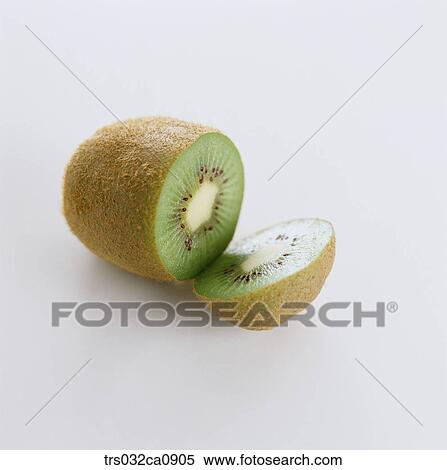 Stock Photography - fruit, food, kiwi, slice, closeup. Fotosearch