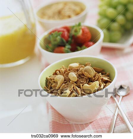 breakfast, food, cereals, closeup, nut View Large Photo Image Stock Photo - breakfast, food, cereals, closeup, nut. Fotosearch