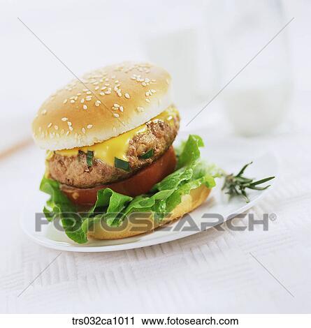 fastfood, food, dish, hamburger, hamburger, closeup View Large Photo Image Stock Image - fastfood, food, dish, hamburger, hamburger, closeup. Fotosearch