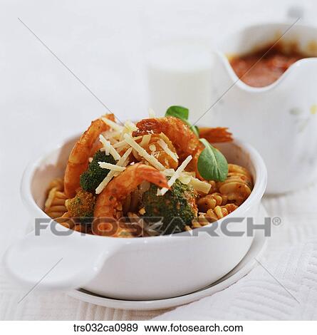 Western food, food, dish, pasta, pasta, fusilli, Italian food View Large Photo Image Stock Photo - Western food, food, dish, pasta, pasta, fusilli, Italian food. Fotosearch