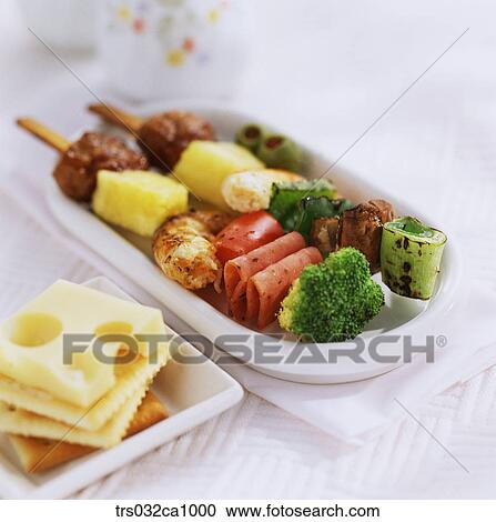 Western food, food, dish, skewerdish, Kebab, skewer, broccoli View Large Photo Image Stock Image - Western food, food, dish, skewerdish, Kebab, skewer, broccoli. Fotosearch