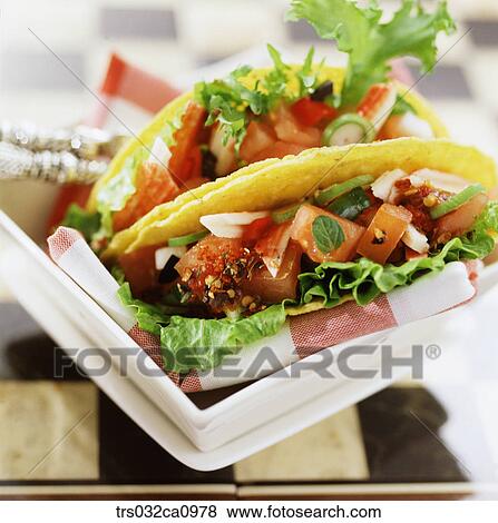 Western food, food, dish, taco, Mexican dish, Mexico, closeup View Large Photo Image Stock Photo - Western food, food, dish, taco, Mexican dish, Mexico, closeup. Fotosearch