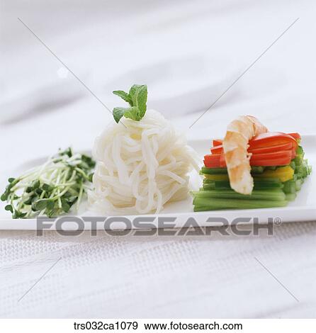 dish, food, bud, noodle, noodle, shrimp View Large Photo Image Stock Photo - dish, food, bud, noodle, noodle, shrimp. Fotosearch