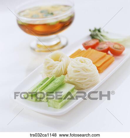dish, food, noodle, noodle, cucumber, carrot View Large Photo Image Stock Photo - dish, food, noodle, noodle, cucumber, carrot. Fotosearch