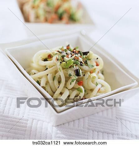Stock Image - dish, food, noodle, noodle, noodle, closeup. Fotosearch
