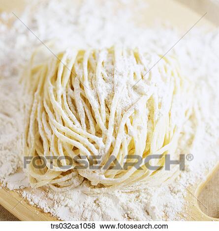 Stock Photo - food, food material, noodle, noodle, wheat flour, closeup. Fotosearch