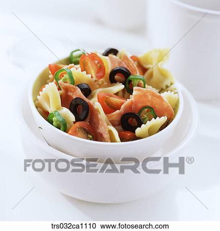 Western food, dish, food, pasta, ham, olive, closeup View Large Photo Image Stock Image - Western food, dish, food, pasta, ham, olive, closeup. Fotosearch