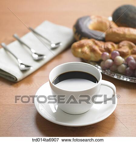 beverage, drink, coffee, coffee cup, plate, closeup, setting View Large Photo Image Stock Photo - beverage, drink, coffee, coffee cup, plate, closeup, setting. Fotosearch