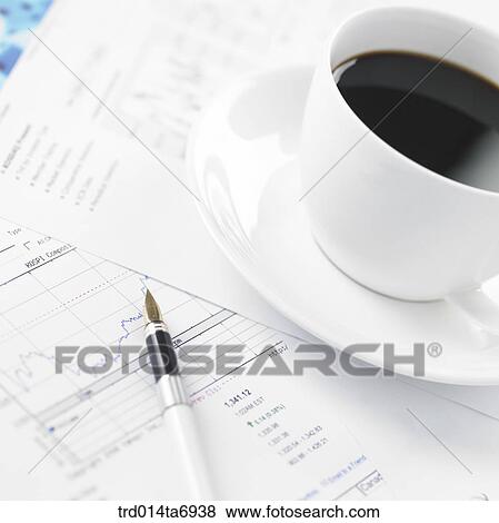 business, business supplies, document, fountain pen, beverage, drink, coffee View Large Photo Image Stock Photo - business, business supplies, document, fountain pen, beverage, drink, coffee. Fotosearch