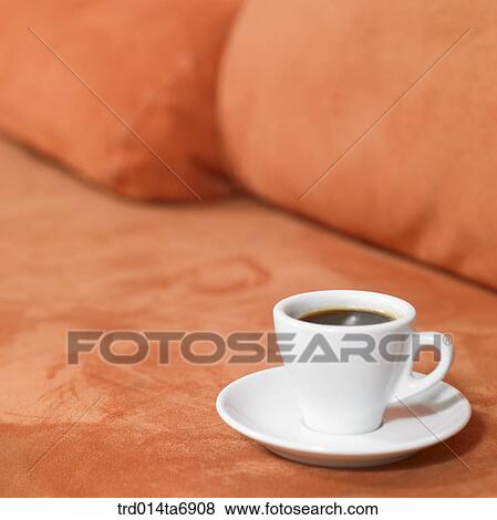 inside, sofa, beverage, drink, coffee, coffee cup, plate View Large Photo Image Stock Photo - inside, sofa, beverage, drink, coffee, coffee cup, plate. Fotosearch