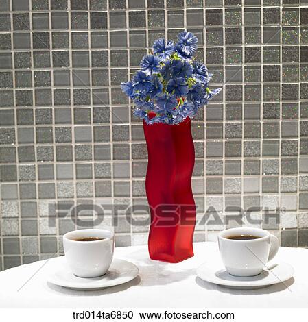 inside, table, beverage, drink, coffee cup, vase, decoration View Large Photo Image Stock Image - inside, table, beverage, drink, coffee cup, vase, decoration. Fotosearch