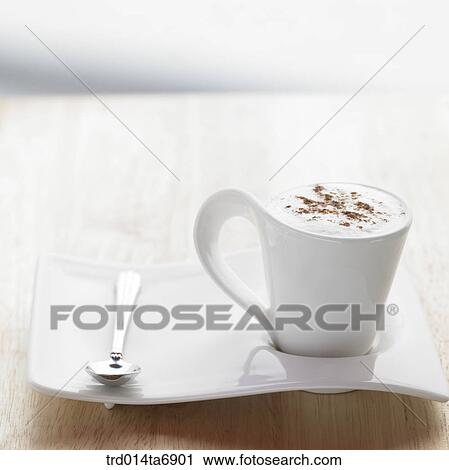 inside, table, tray, beverage, drink, coffee, Cappuccino View Large Photo Image Stock Image - inside, table, tray, beverage, drink, coffee, Cappuccino. Fotosearch