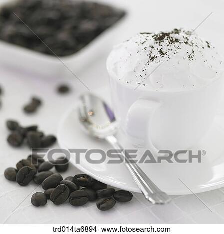 object, beverage, drink, coffee, Cappuccino, coffee cup, fruit View Large Photo Image Picture - object, beverage, drink, coffee, Cappuccino, coffee cup, fruit. Fotosearch