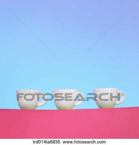 Stock Photography - object, shelf, beverage, drink, tableware, coffee cup, closeup. Fotosearch