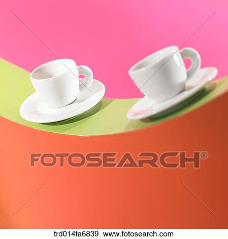 object, shelf, coffee cup, tableware, plate, closeup View Large Photo Image Stock Photo - object, shelf, coffee cup, tableware, plate, closeup. Fotosearch
