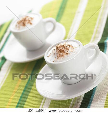table, beverage, drink, coffee, Cappuccino, coffee cup, plate View Large Photo Image Stock Image - table, beverage, drink, coffee, Cappuccino, coffee cup, plate. Fotosearch