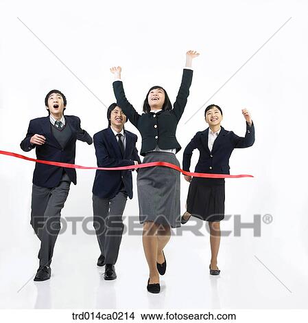 competition, high school student, school uniform, education, rope View Large Photo Image Picture - competition, high school student, school uniform, education, rope. Fotosearch