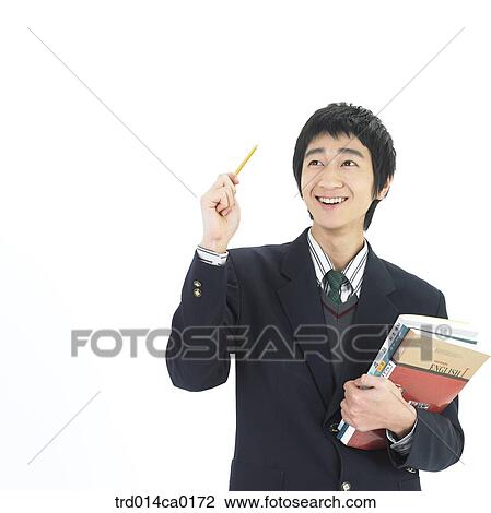high school student, school uniform, boy, object, Asian View Large Photo Image Stock Image - high school student, school uniform, boy, object, Asian. Fotosearch