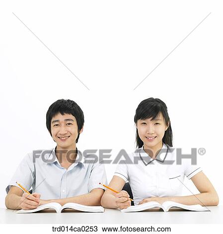 Stock Image - high school student, school uniform, education, boy, object. Fotosearch