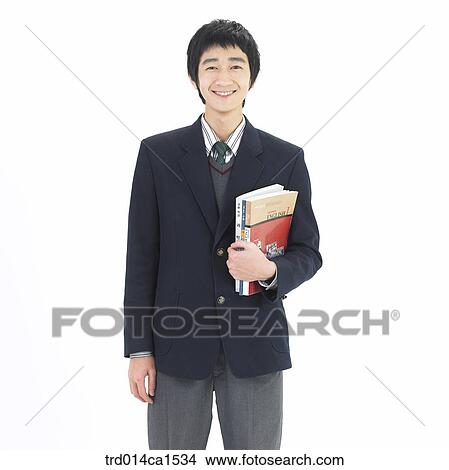 person, Asian, Korean, teenager, high school student, student, school uniform View Large Photo Image Picture - person, Asian, Korean, teenager, high school student, student, school uniform. Fotosearch