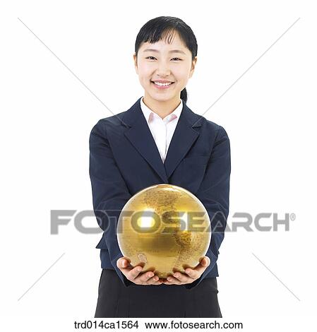 Picture - person, Asian, Korean, teenager, high school student, student, school uniform. Fotosearch