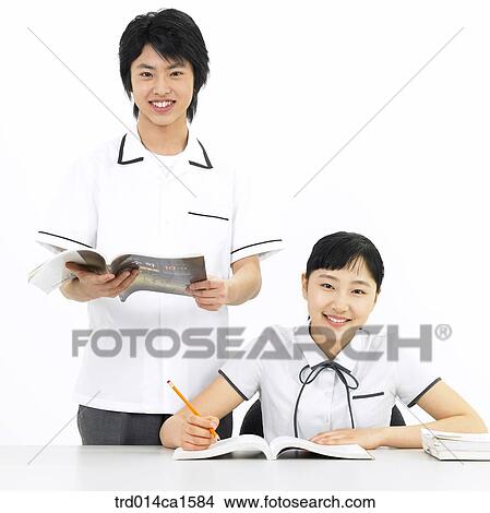 person, Asian, Korean, teenager, high school student, student, school uniform View Large Photo Image Picture - person, Asian, Korean, teenager, high school student, student, school uniform. Fotosearch