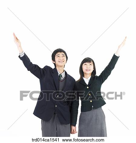 person, Asian, Korean, teenager, high school student, student, school uniform View Large Photo Image Stock Image - person, Asian, Korean, teenager, high school student, student, school uniform. Fotosearch